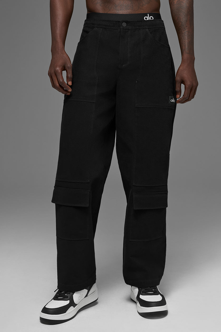 Cotton Canvas Carpenter Pant - Black (M5238R)