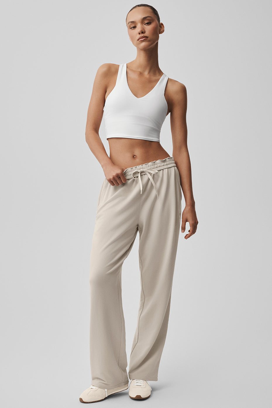 Double Take Straight Leg Pant - Bone (WOMENSM5259R)
