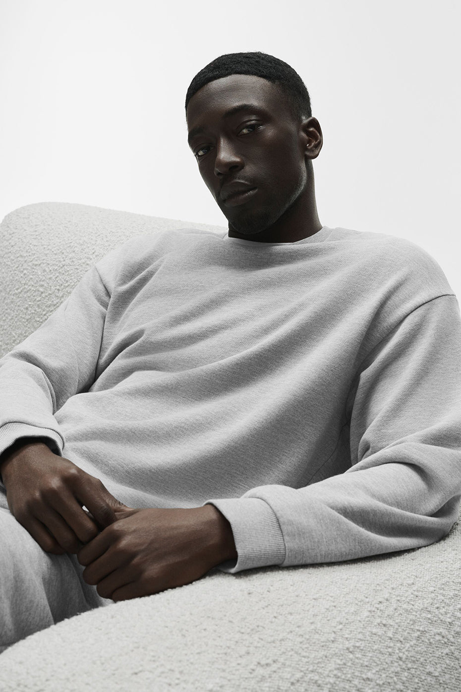 Chill Crew Neck Pullover - Athletic Heather Grey (M3207R)