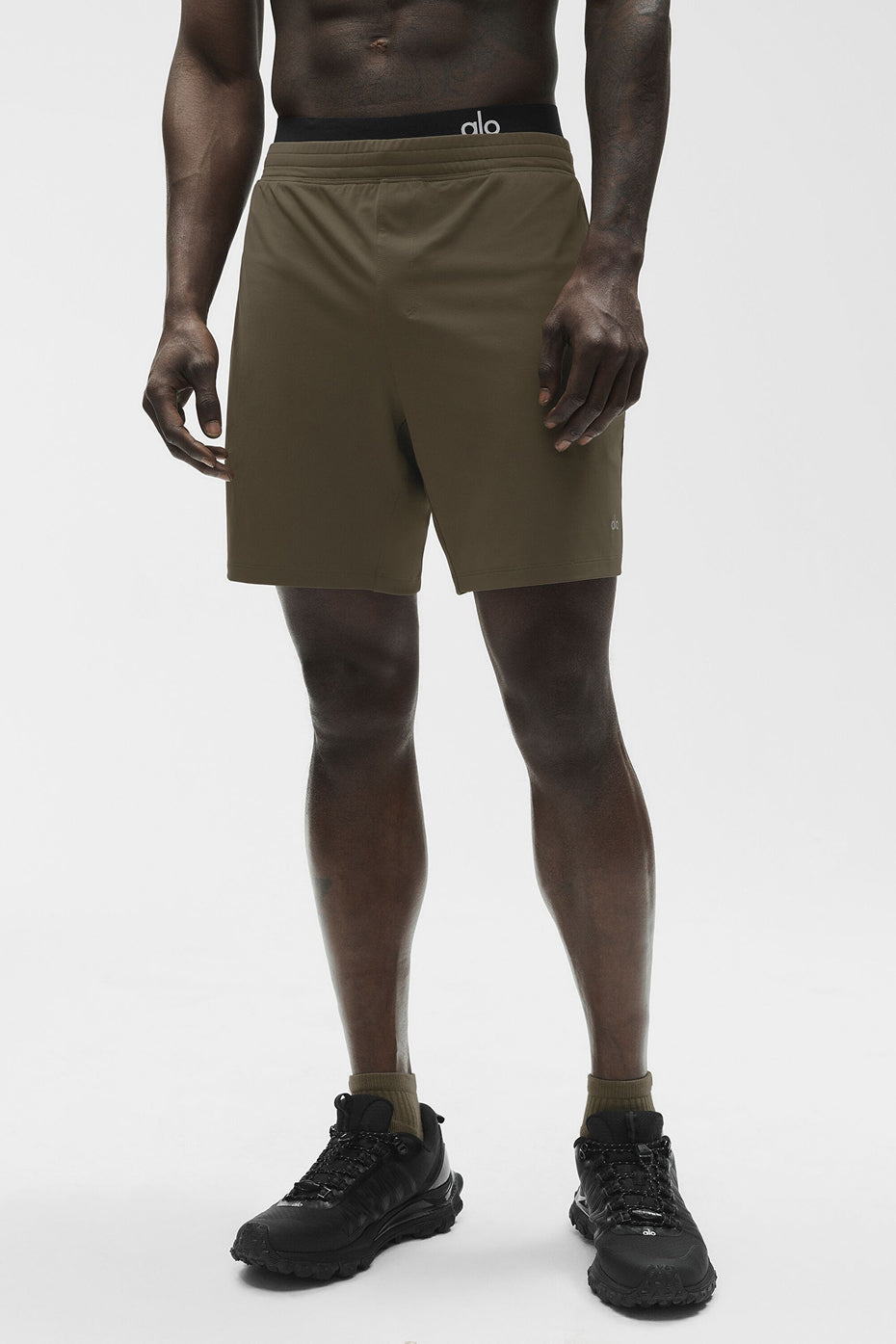 7" Conquer React Performance Short - Olive Tree (M6131R)