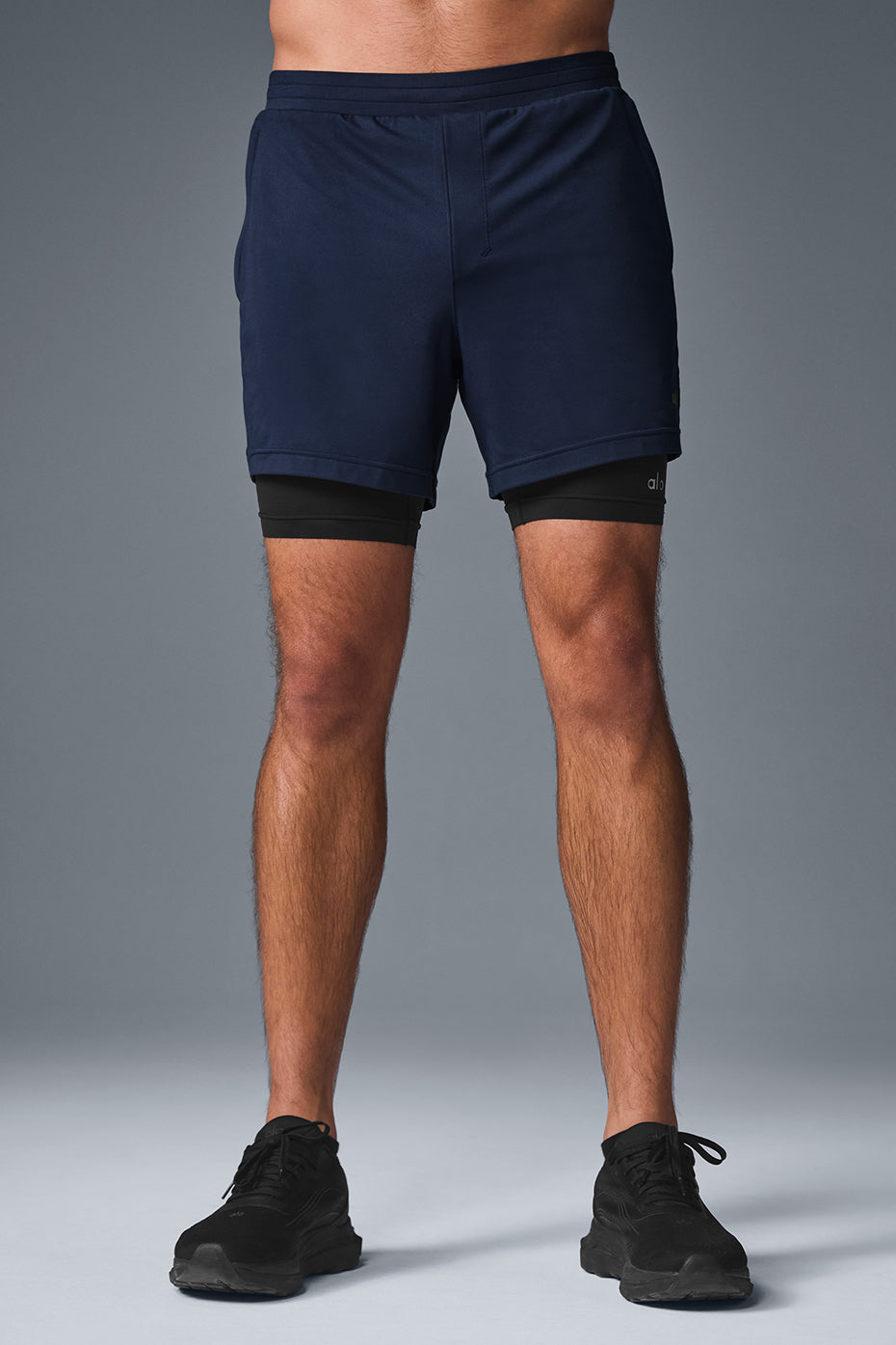 Conquer React 2-In-1 Performance Short - Navy/Black (M6153R)