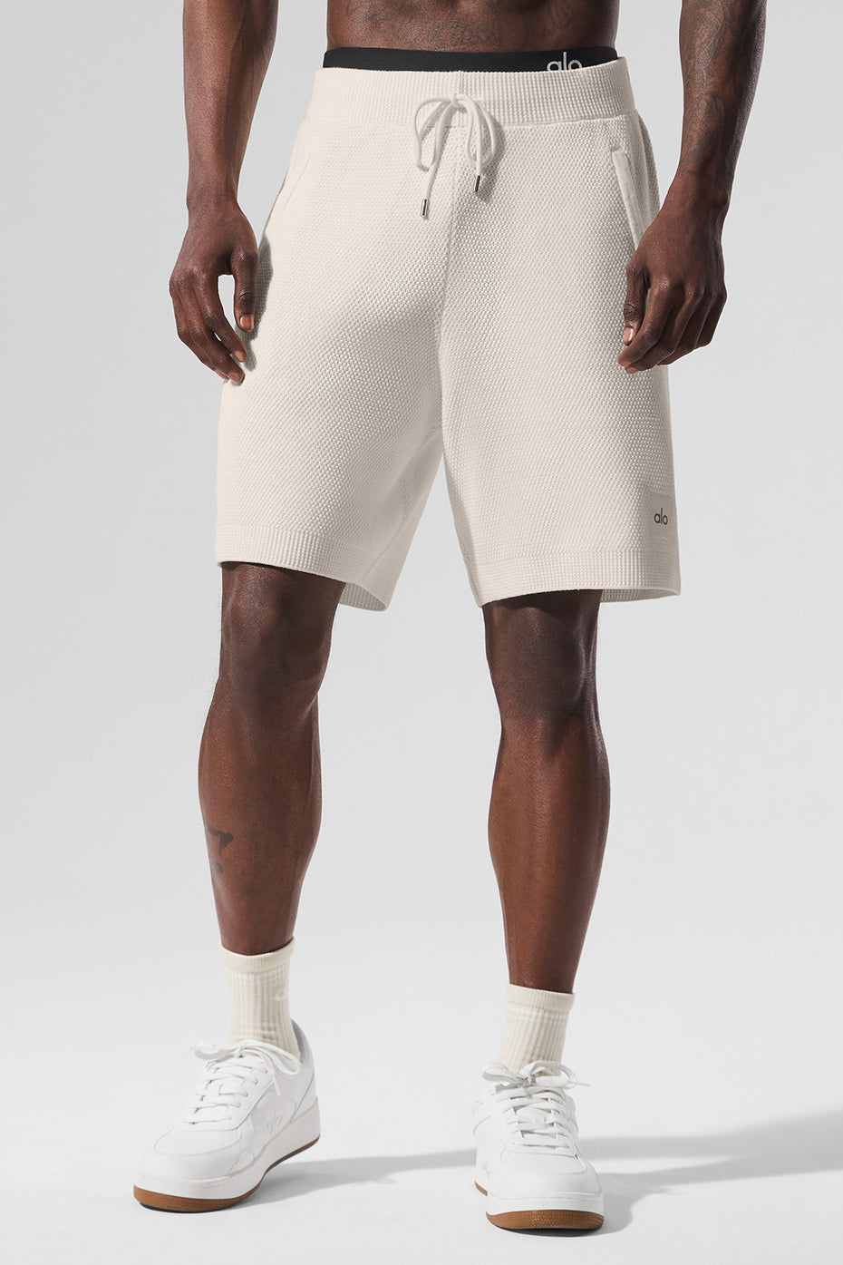 7" Sports Club Sweater Knit Short - Ivory (M6171R)
