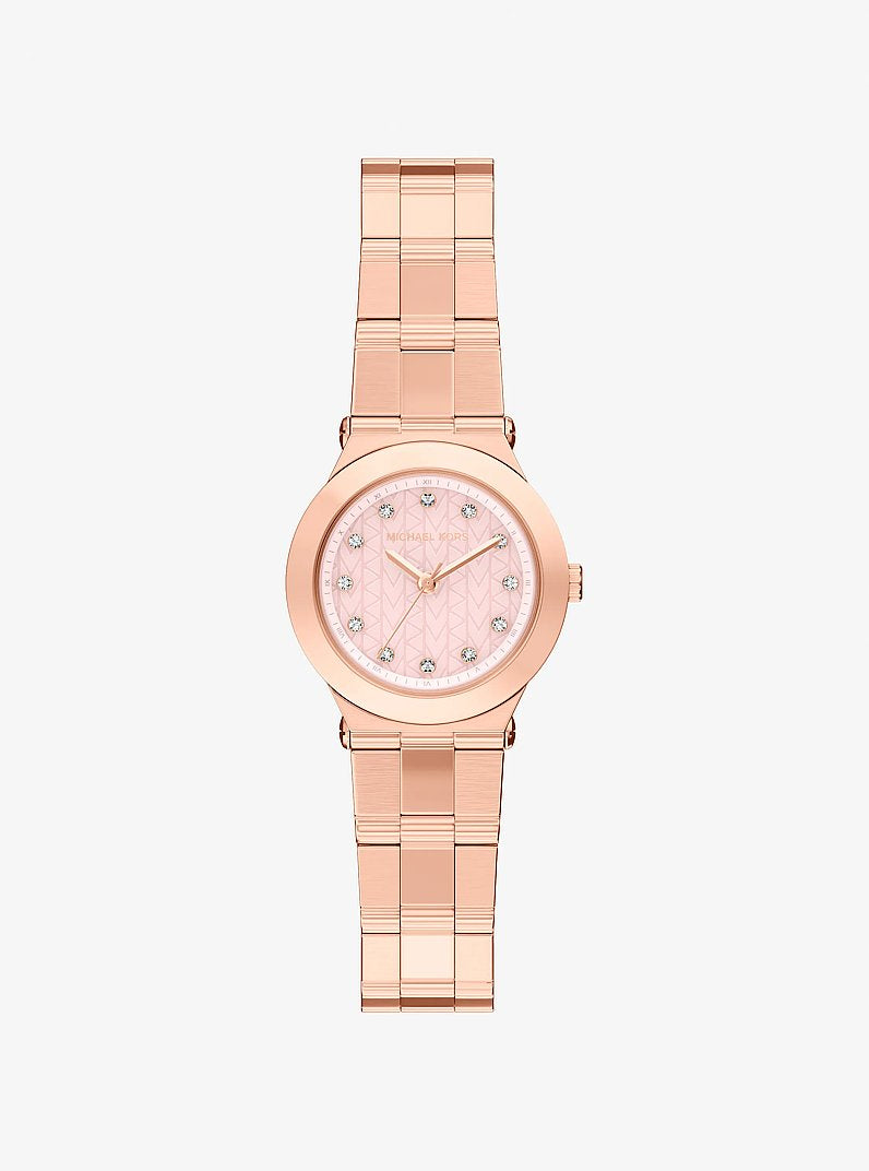 Women's Petite Billie Rose Gold-Tone Watch MK7568