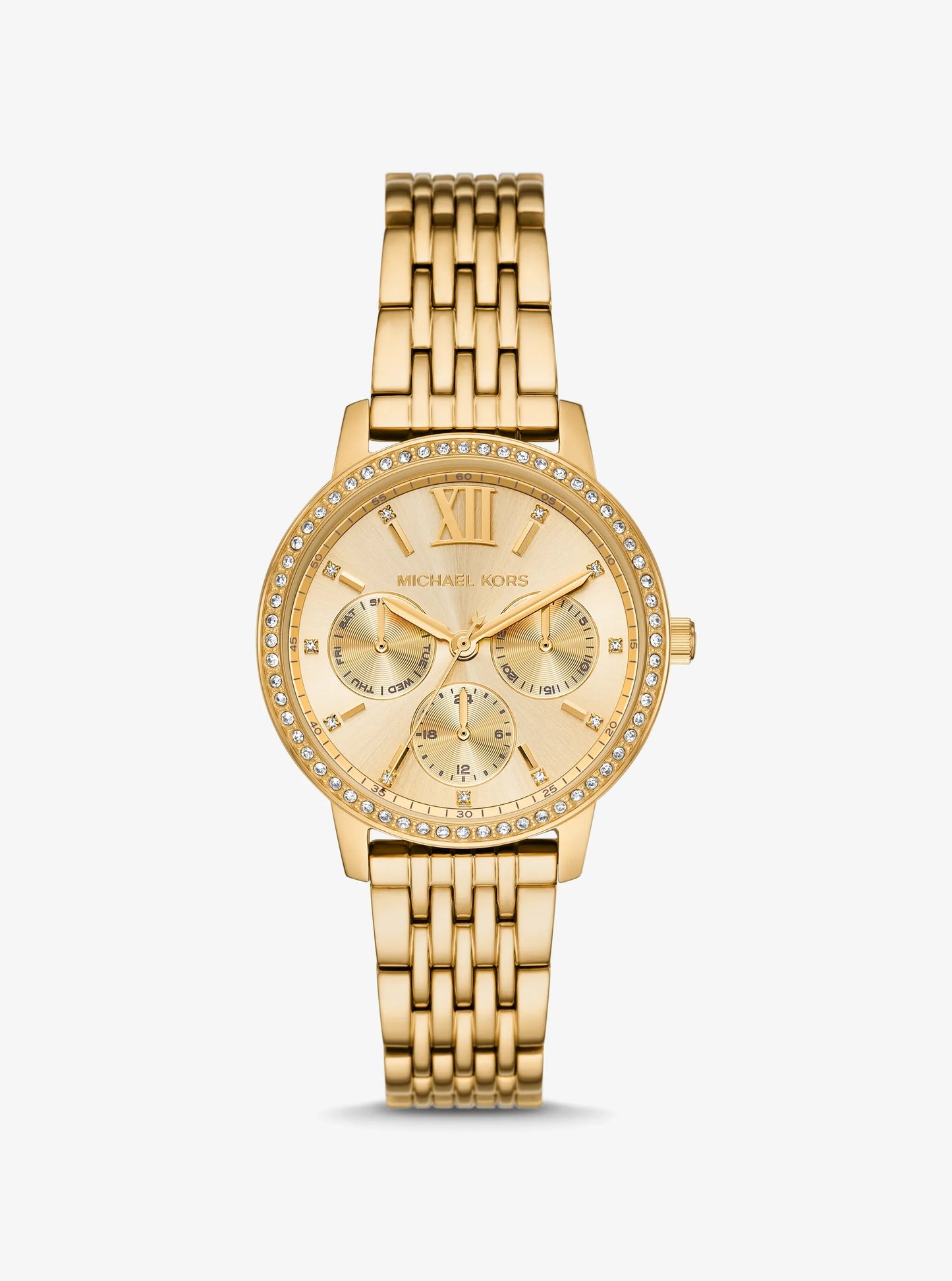 Women's Melissa Pavé Gold-Tone Watch MKO1080