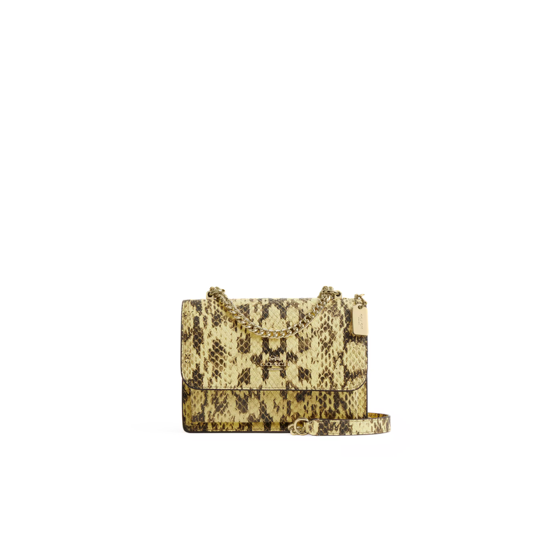 Coach Mini Klare Crossbody Bag Gold Yellow by COACH