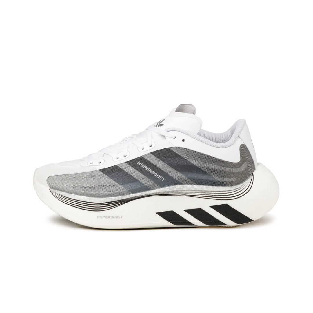 adidas Hyper Boost Euphoria LT Black White Silver Metallic by ADIDAS RUNNING