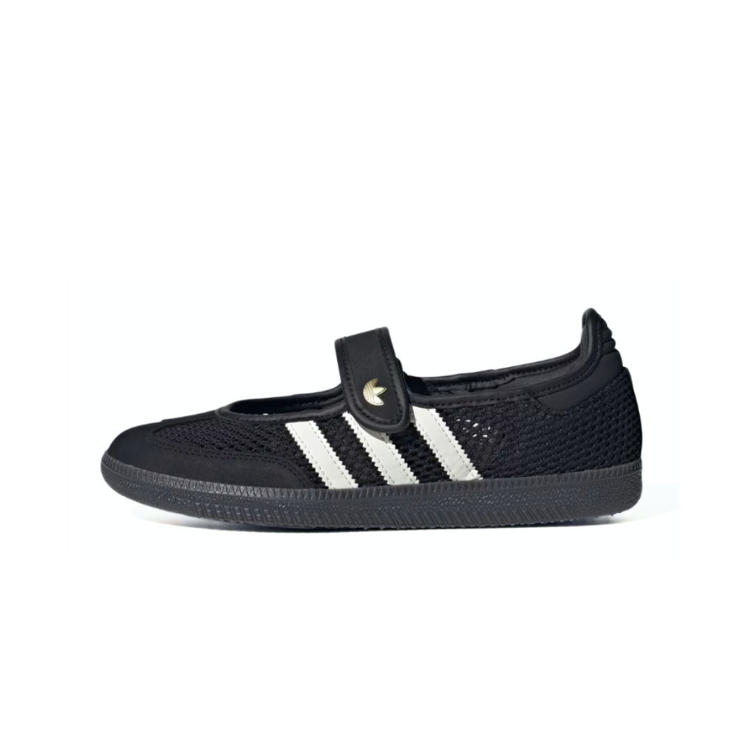 Adidas SAMBA JANE Core Black Off White Gold Metallic by ADIDAS