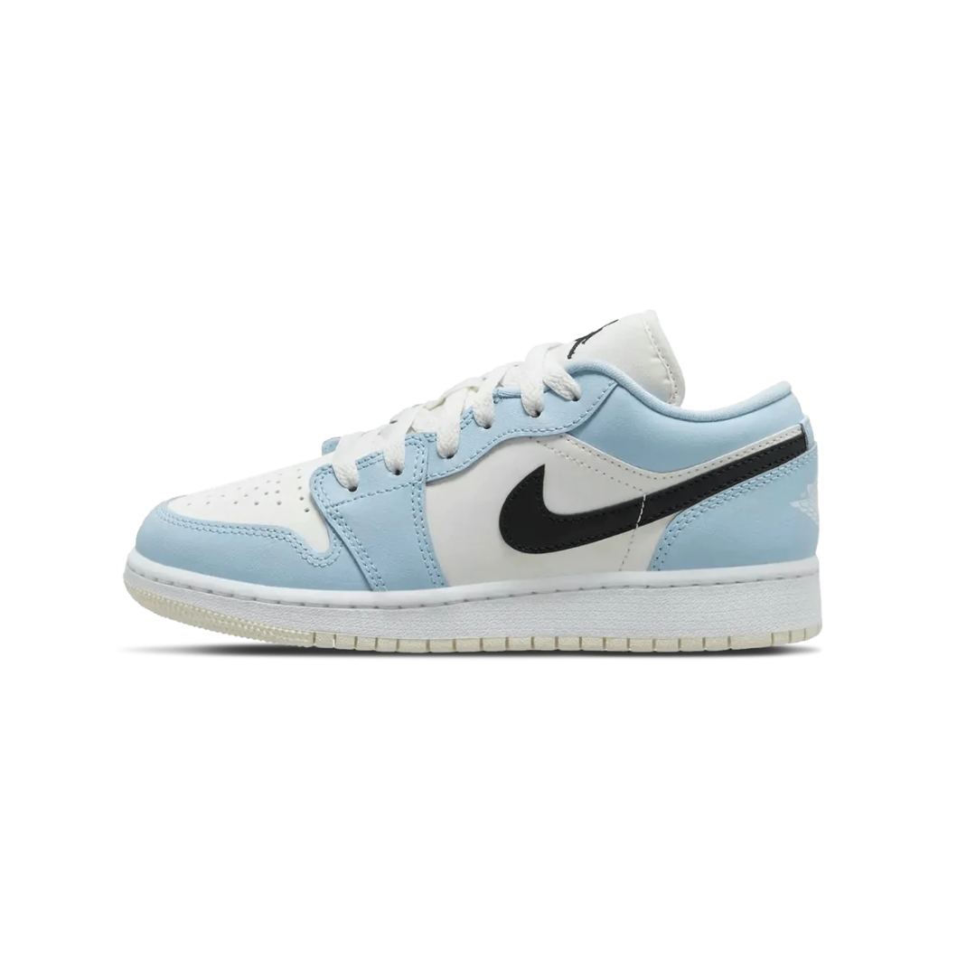 Jordan 1 Low Ice Blue Black (GS) by Nike Air Jordan