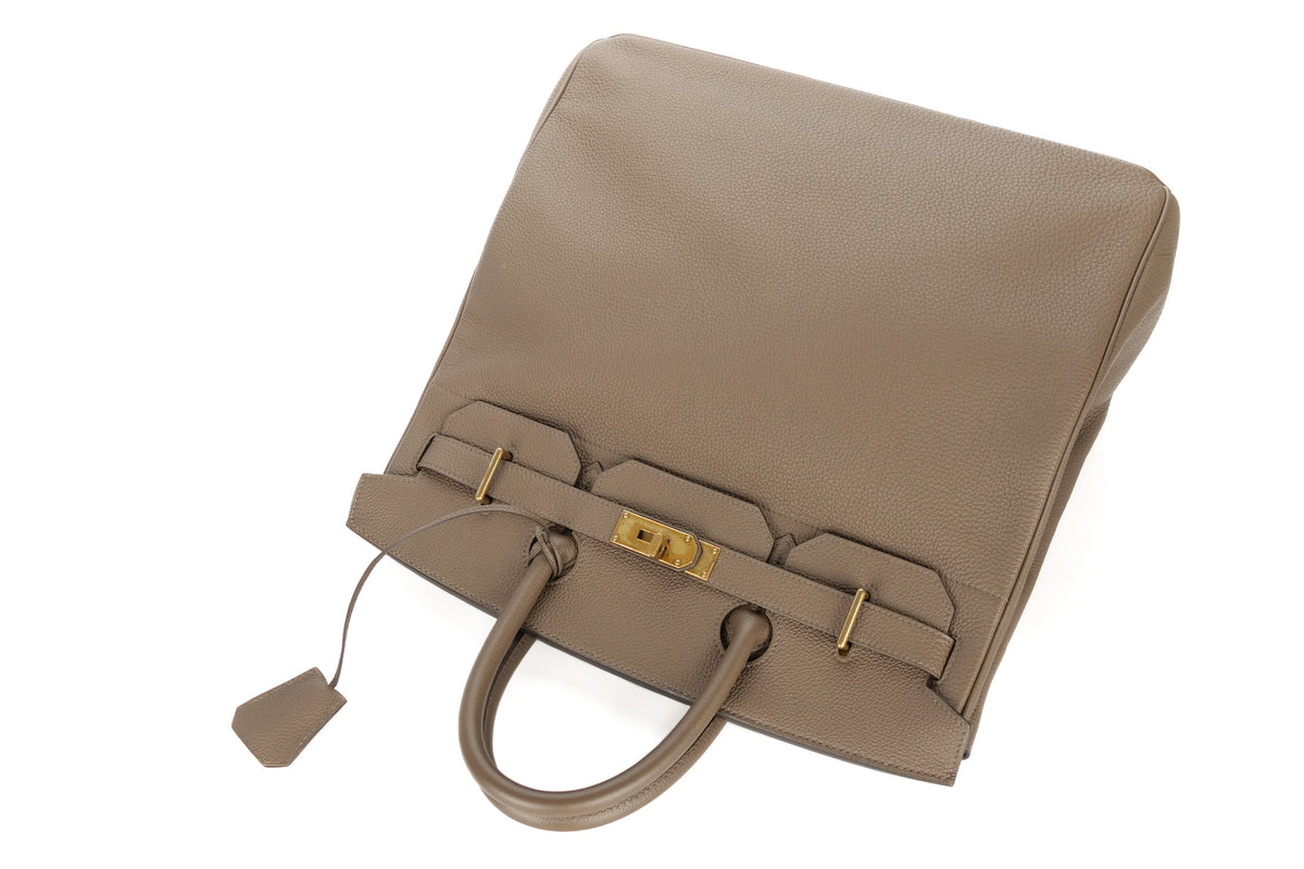 Hermès HAC Etoupe Togo Gold Hardware - view 9