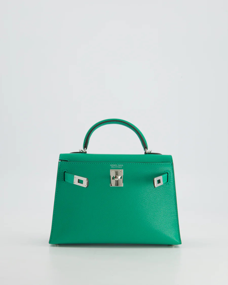 Hermès Mini Kelly II 20 – Menthe Chèvre Chamkila Leather - Zeuskicks