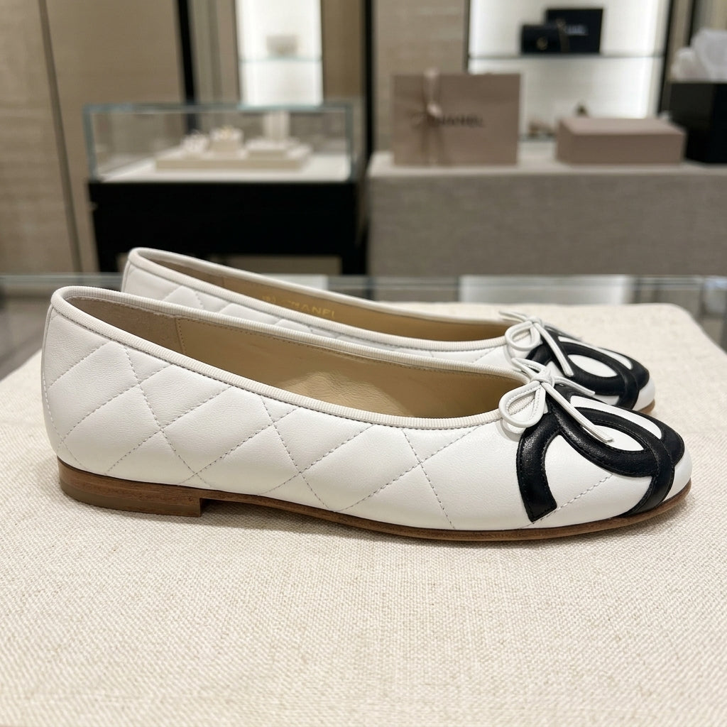Chanel Coco Beach 2026 Ballet Flats – Quilted Lambskin - Zeuskicks