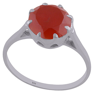 Carnelian 925 Sterling Silver Ring - R1000956-199