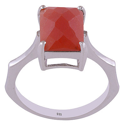 Carnelian 925 Sterling Silver Ring - R1001762-36