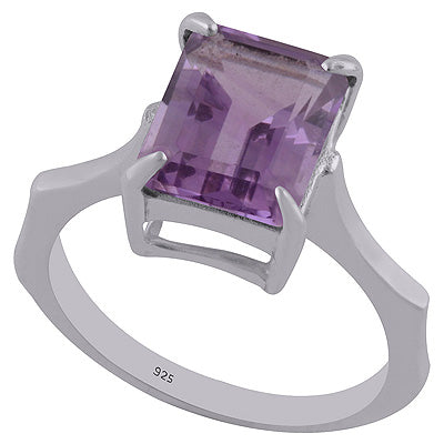 Amethyst 925 Sterling Silver Ring - R1001762-54