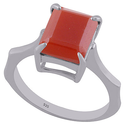 Carnelian 925 Sterling Silver Ring - R1001762-67