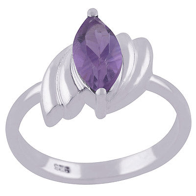 Amethyst 925 Sterling Silver Ring - R1001915-1