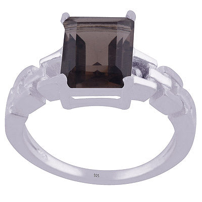 Smoky Topaz 925 Sterling Silver Ring - R1001916-20