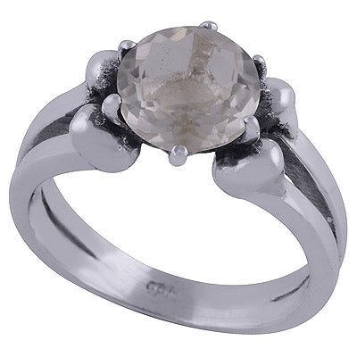 Green Amethyst 925 Sterling Silver Ring - R1001992-11