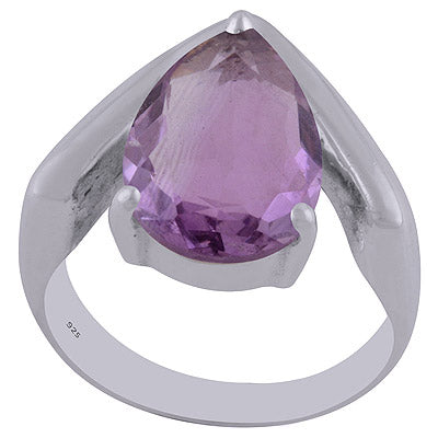 Amethyst 925 Sterling Silver Ring - R1002056-1
