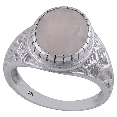 Rainbow Moonstone 925 Sterling Silver Ring - R1002113-13