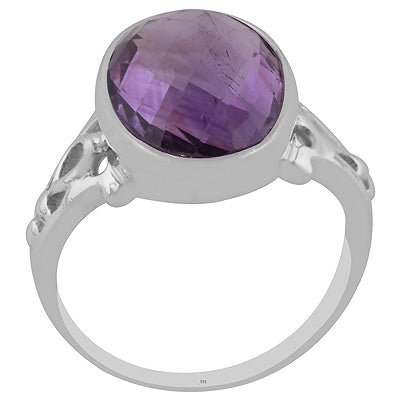 Amethyst 925 Sterling Silver Ring - R1002141-1