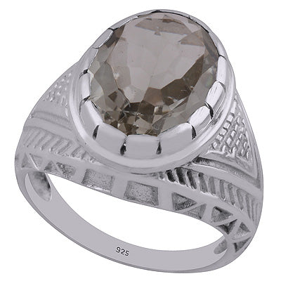 Green Amethyst 925 Sterling Silver Ring - R1002161-10