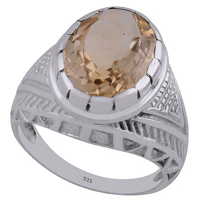 Citrine 925 Sterling Silver Ring - R1002161-2