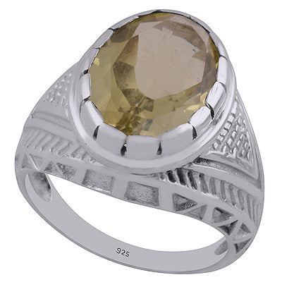 Lemon Topaz 925 Sterling Silver Ring - R1002161-3