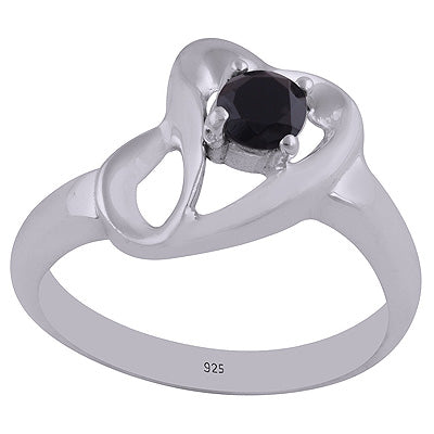 Black Onyx 925 Sterling Silver Ring - R1002166-8