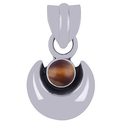 Tiger's Eye 925 Sterling Silver Pendant - R100591-35