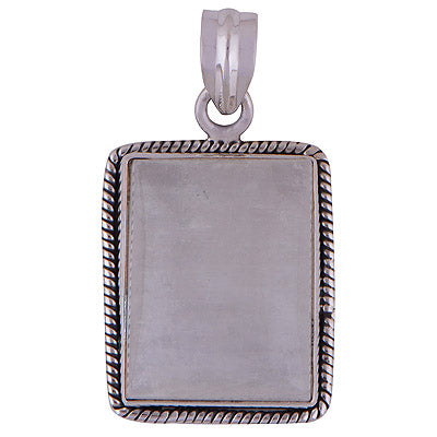 Rainbow Moonstone 925 Sterling Silver Pendant - R100611-155