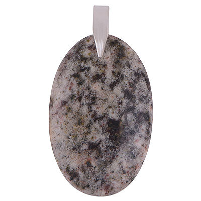 Gorgeous Nature's Gemstone Dendritic Agate Oval Shape 925 Sterling Solid Silver Pendant - R100651-48