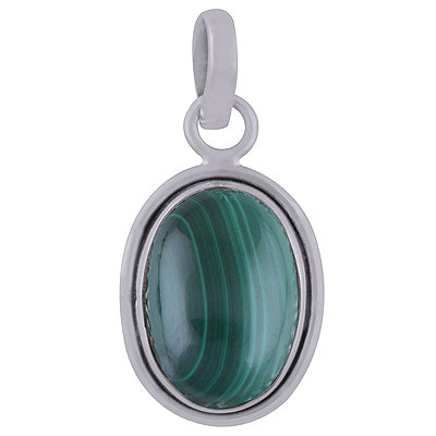 Plain Wire Around Black Onyx Oval Shape 925 Sterling Solid Silver Pendant - R100725-12
