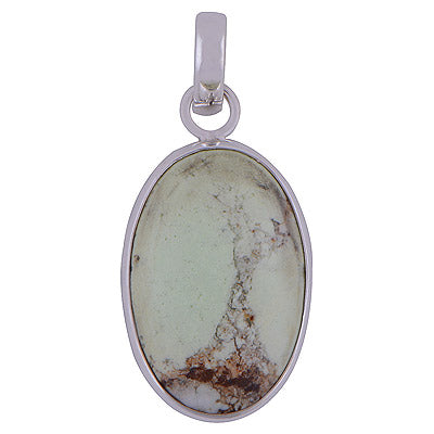 Lemon Chrysoprase 925 Sterling Silver Pendant - R101184-17