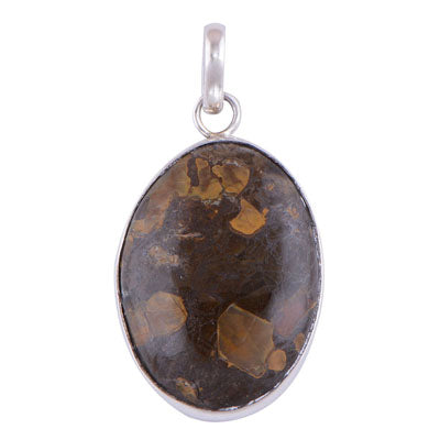 Spider Jasper 925 Sterling Silver Pendant - R101217-84