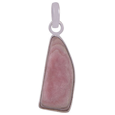 Alluring Gemstone Rhodochrosite Fancy Shape 925 Sterling Solid Silver Pendant - R101284-86