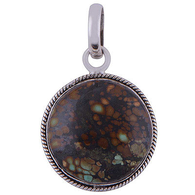 Turquoise 925 Sterling Silver Pendant - R101335-43