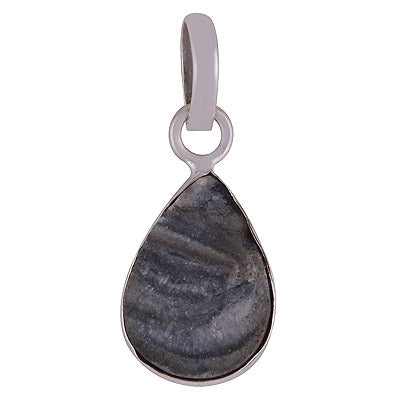 Druzy 925 Sterling Silver Pendant - R101430-1