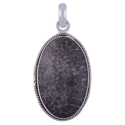 Stingray Coral 925 Sterling Silver Pendant - R101556-53