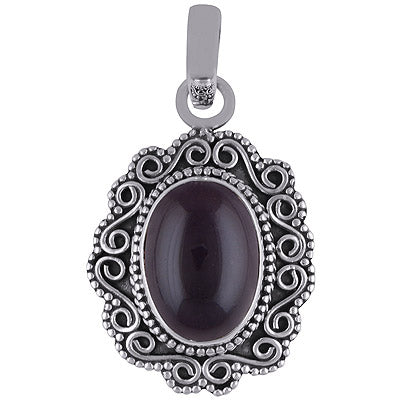 Amethyst 925 Sterling Silver Pendant - R101602-1