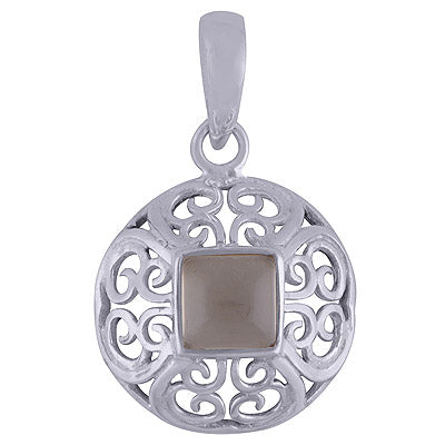 Lemon Quartz 925 Sterling Silver Pendant - R101623-7