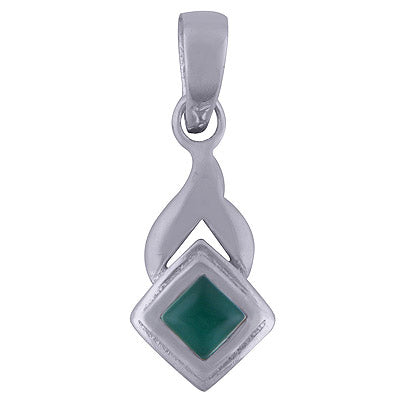 Green Onyx 925 Sterling Silver Pendant - R101643-31