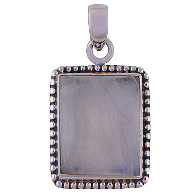 Rainbow Moonstone 925 Sterling Silver Pendant - R101712-11