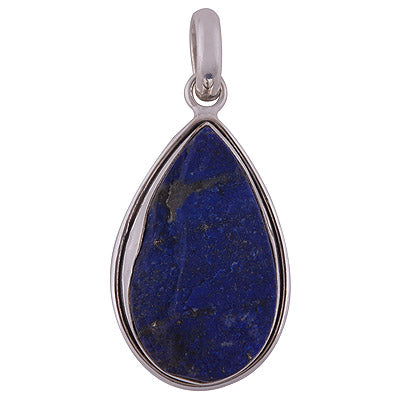 Lapis Druzy 925 Sterling Silver Pendant - R101715-31