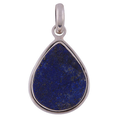 Lapis Druzy 925 Sterling Silver Pendant - R101715-6