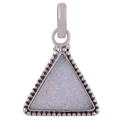 Druzy 925 Sterling Silver Pendant - R101731-4