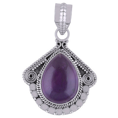 Amethyst 925 Sterling Silver Pendant - R101743-1