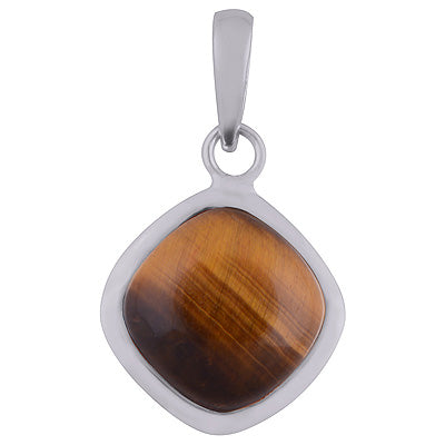 Tiger's Eye 925 Sterling Silver Pendant - R101759-7