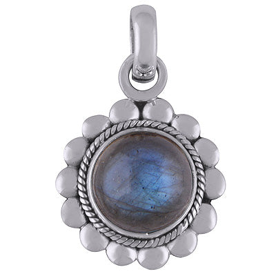 Labradorite 925 Sterling Silver Pendant - R101804-4