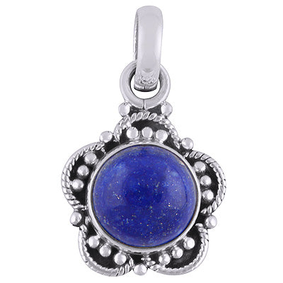Lapis 925 Sterling Silver Pendant - R101809-5